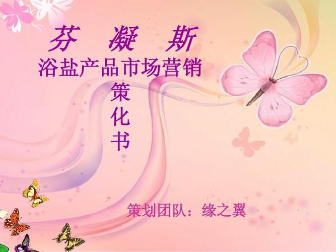 芬凝斯浴盐产品市场营销策划书